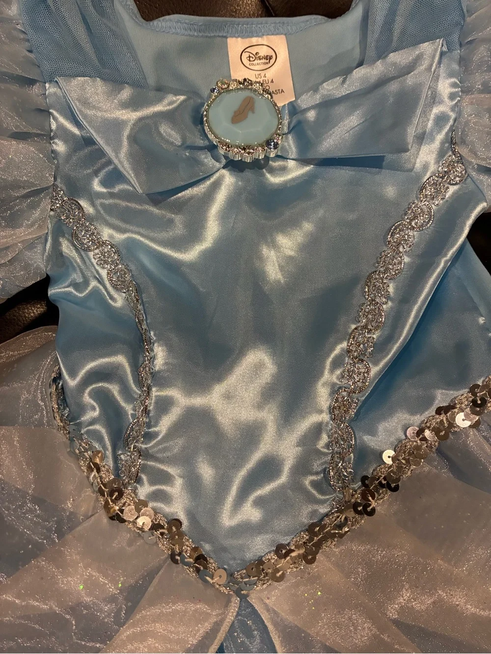 Disney Cinderella Light Blue Sparkle Princess Dress - never worn